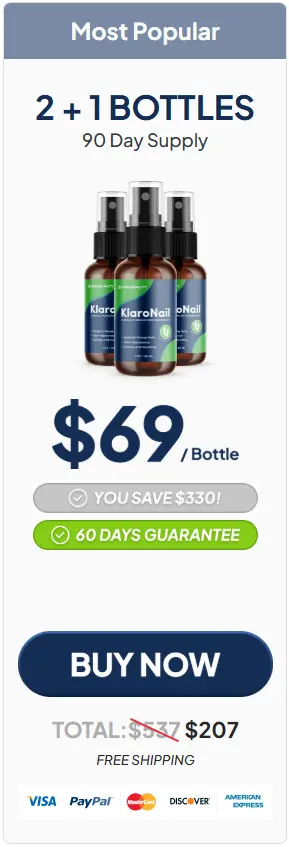 KlaroNail Buy Three Bottles